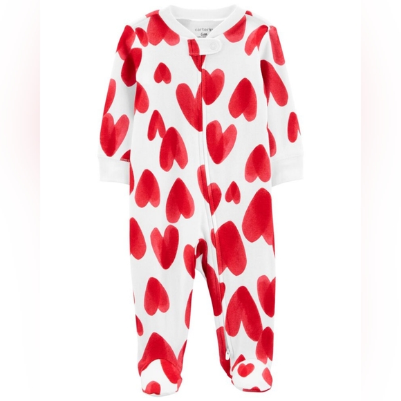 Carter's Other - 3 For $12 Carter's Heart PJ Onesie